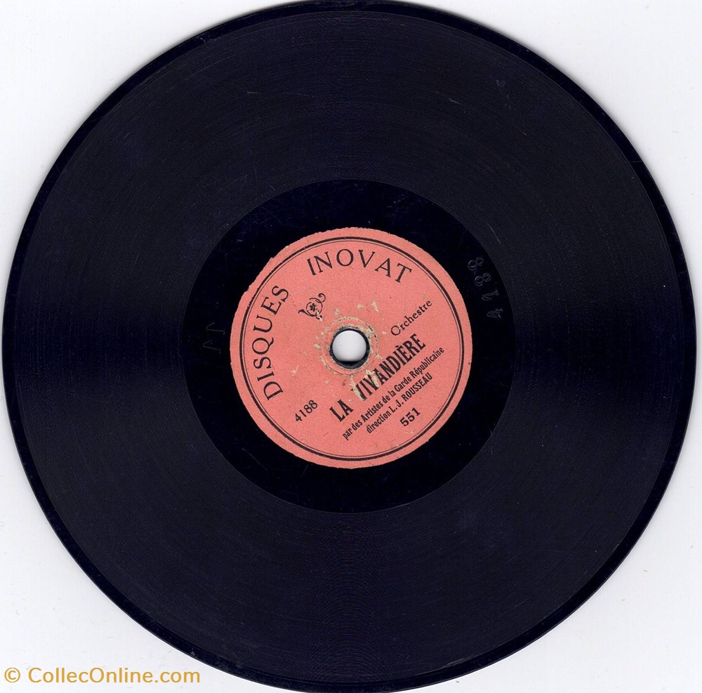 electro vintage disque inovat 551 15 cm 78tr mn