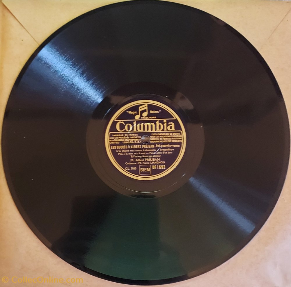 musique instruments disques vinyles tours disque columbia df1692
