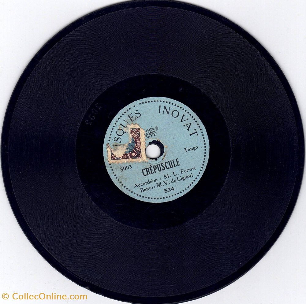 electro vintage disque inovat 524 15 cm 78tr mn