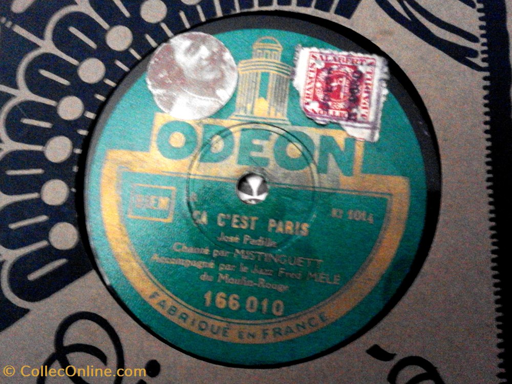 electro vintage platine vinyle mistinguett 1928