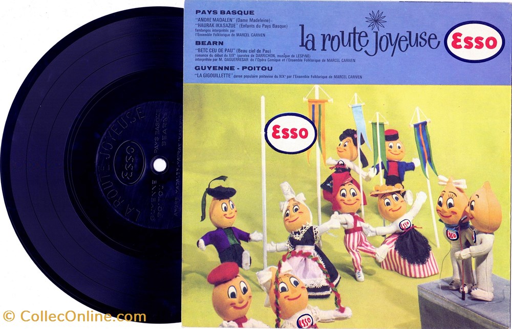 ESSO La route joyeuse 7 objets publicitaires esso la route joyeuse 7