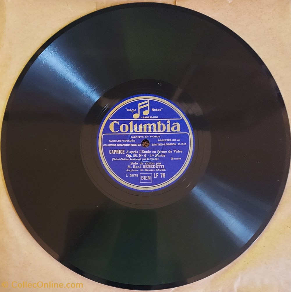 musique instruments disques vinyles tours disque columbia lf79