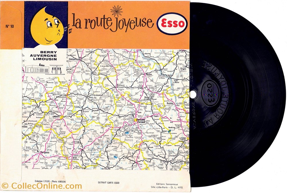 ESSO La route joyeuse 10 objets publicitaires esso la route joyeuse 10