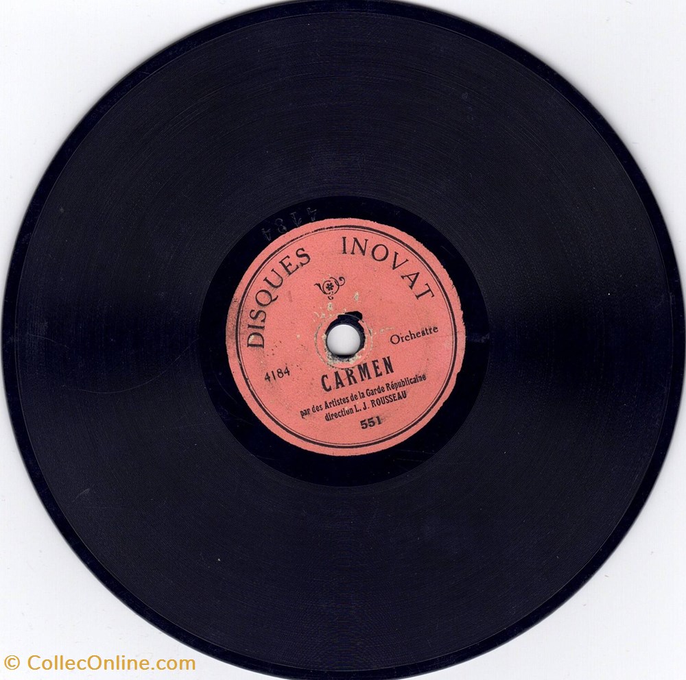 electro vintage disque inovat 551 15 cm 78tr mn