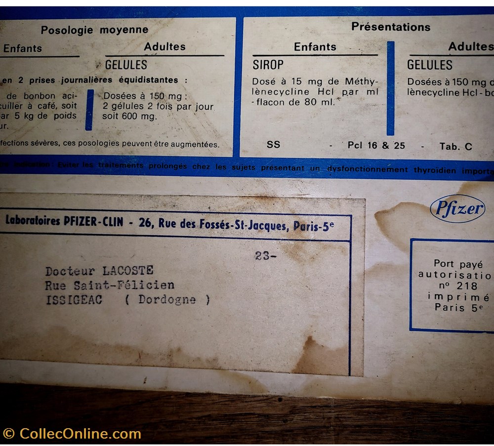 PFIZER Rondomycine l'antibiotique rémanent 2 musique instruments disques vinyles disque tours pfizer rondomycine antibiotique remanent