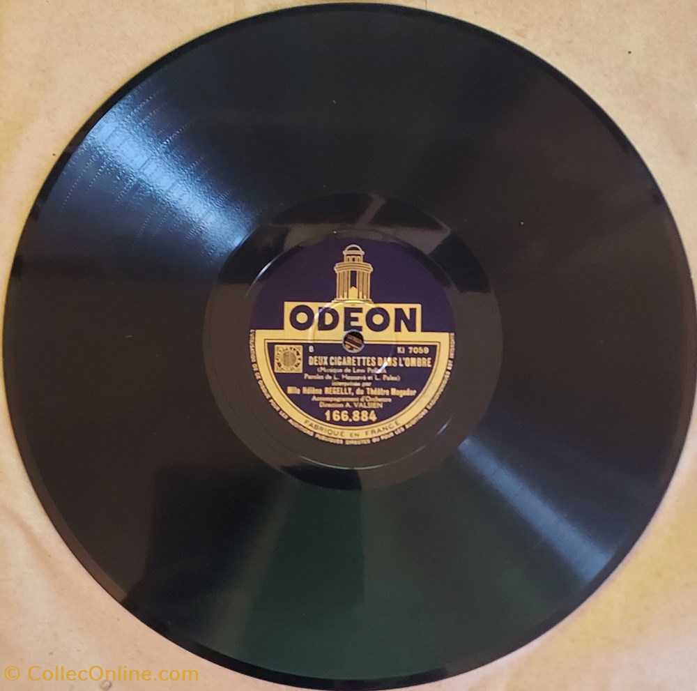 musique instruments disques vinyles tours disque odeon 166884