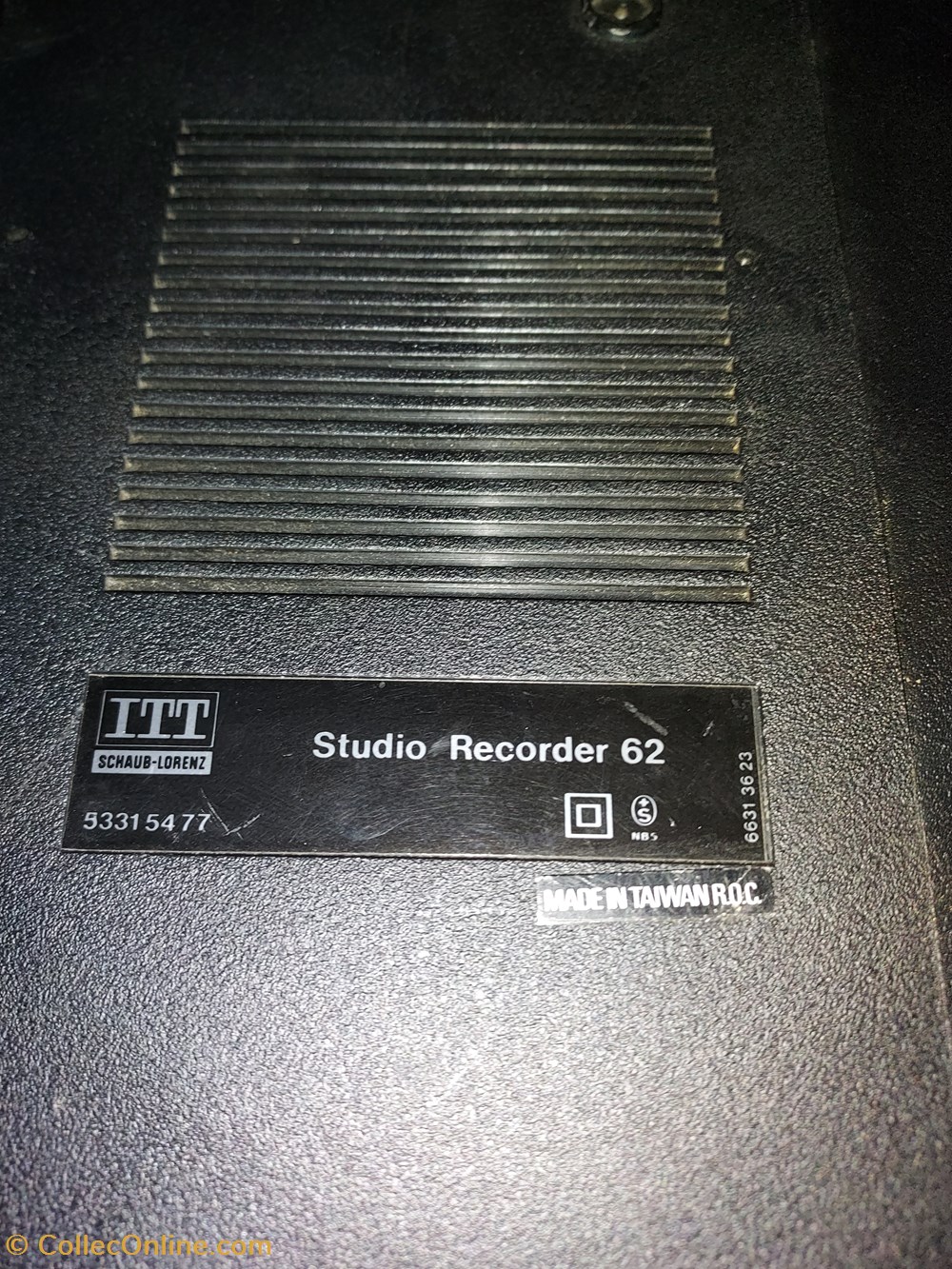 Magnétophone à cassette Studio recorder 62 ITT 3 electro vintage magnetophones magnetophone a cassette studio recorder 62 itt