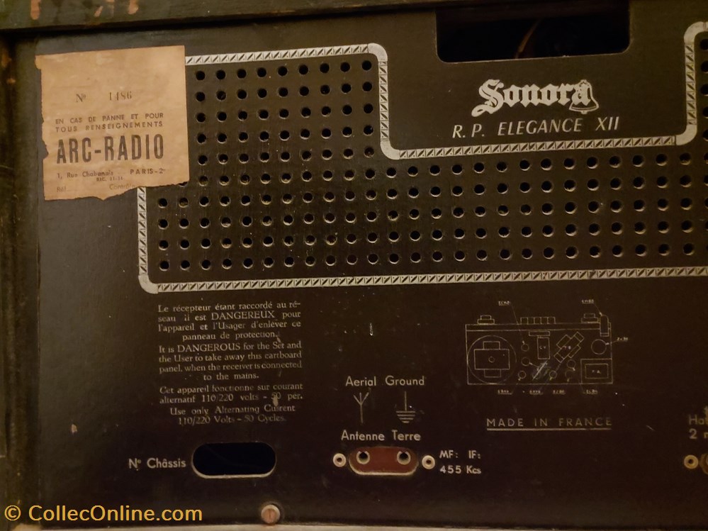 SONORA R.P. Elegance XII 3 electro vintage electrophones sonora r p elegance xii