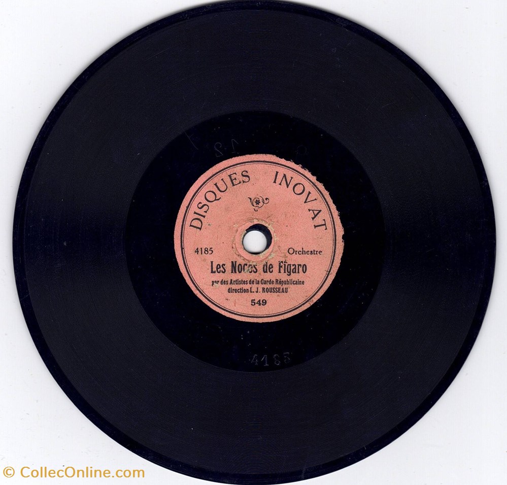 electro vintage disque inovat 549 15 cm 78tr mn