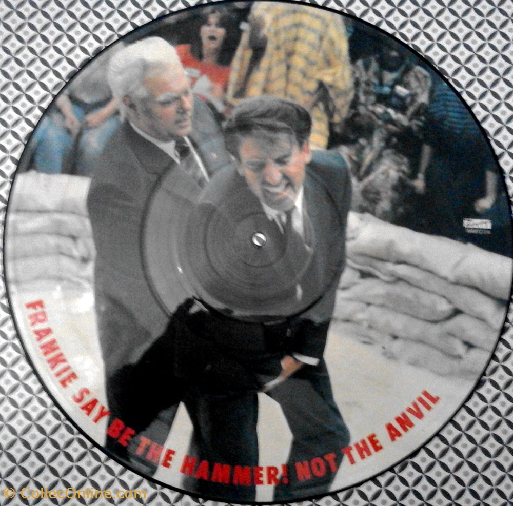 musique instruments disques vinyles disque tours picture disc frankie goes to hollywood war two tribes
