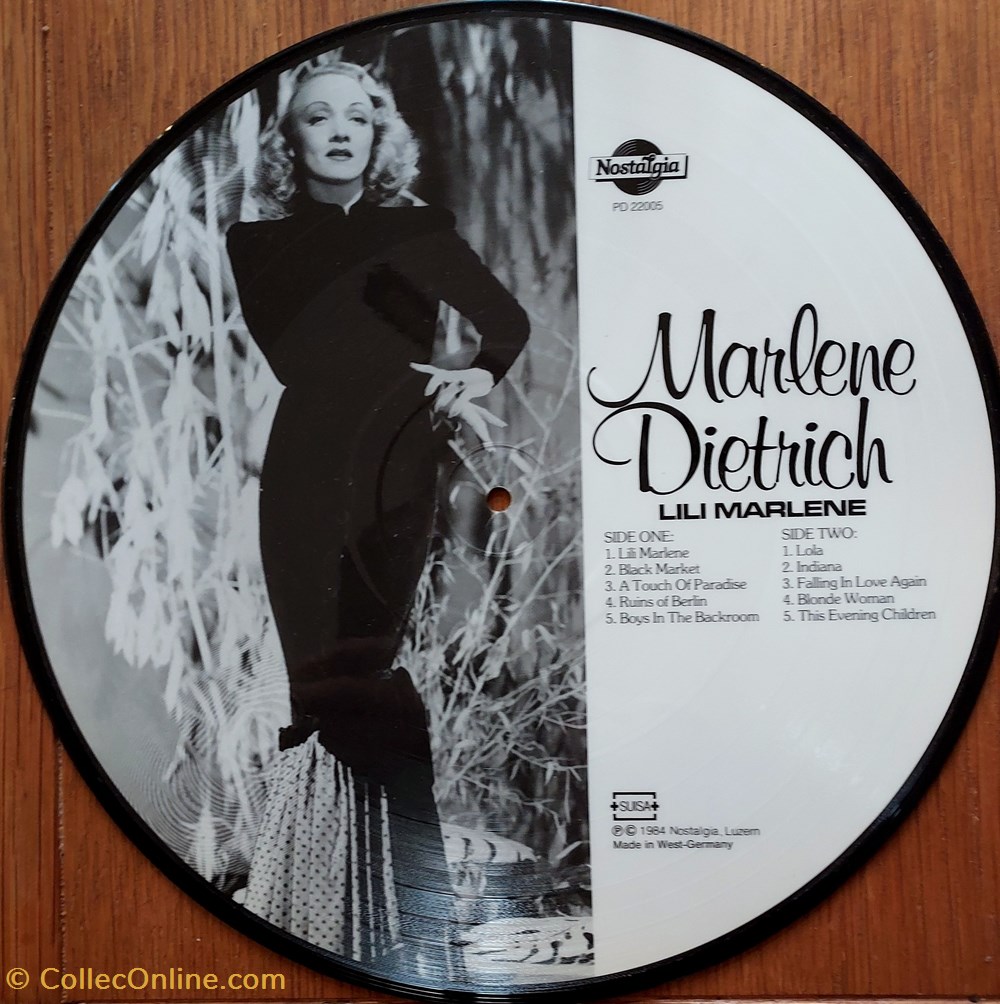 Marlène Dietrich - Music & Instruments - Vinyl records - 33 rpm record