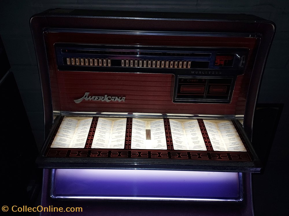 Wurlitzer Americana II - Electro Vintage - Jukebox - Disques Vinyles