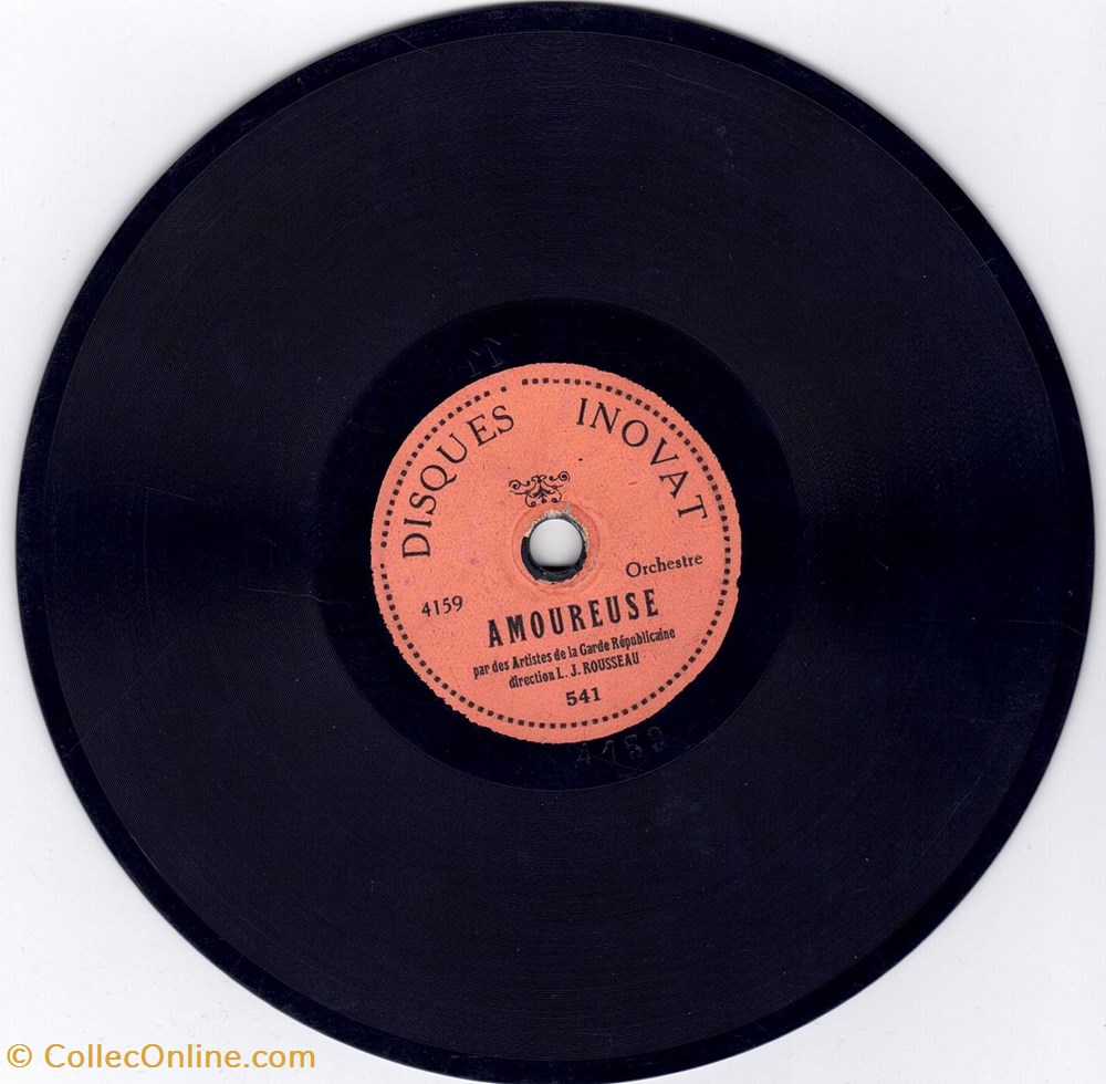 electro vintage disque inovat 541 15 cm 78tr mn
