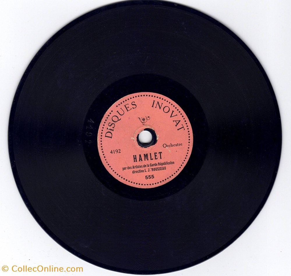 electro vintage disque inovat 555 15 cm 78tr mn
