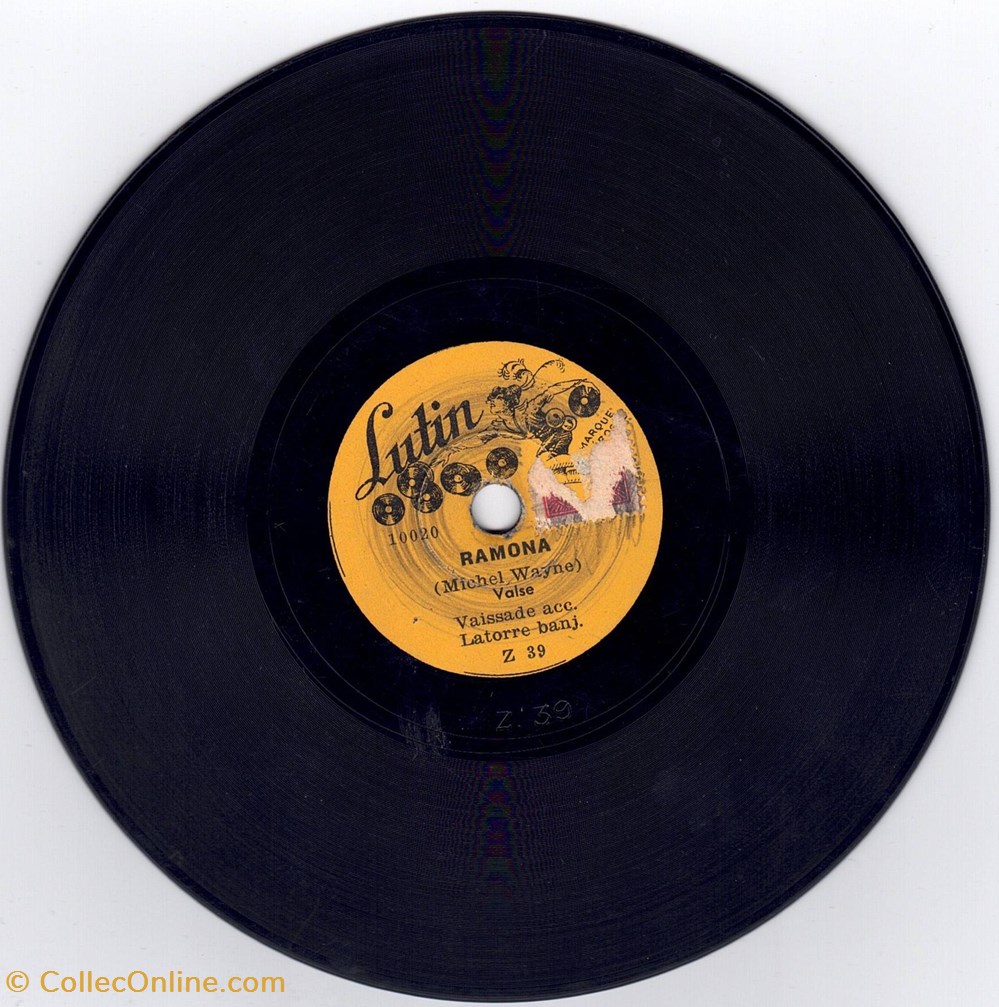 Disque Lutin 10020 15cm 78tr/mn electro vintage disque lutin 10020 15cm 78tr mn