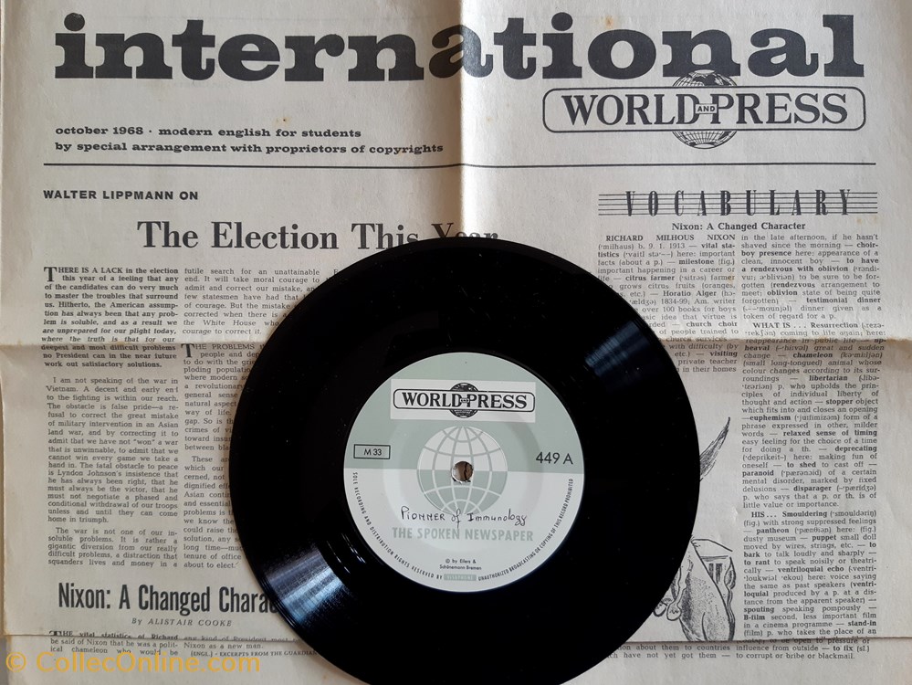 International World and Press octobre 1968 sur disque vinyle livres bd revues international world and press octobre 1968 sur disque vinyle