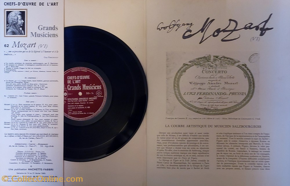 documents anciens chefs oeuvre de art mozart vi