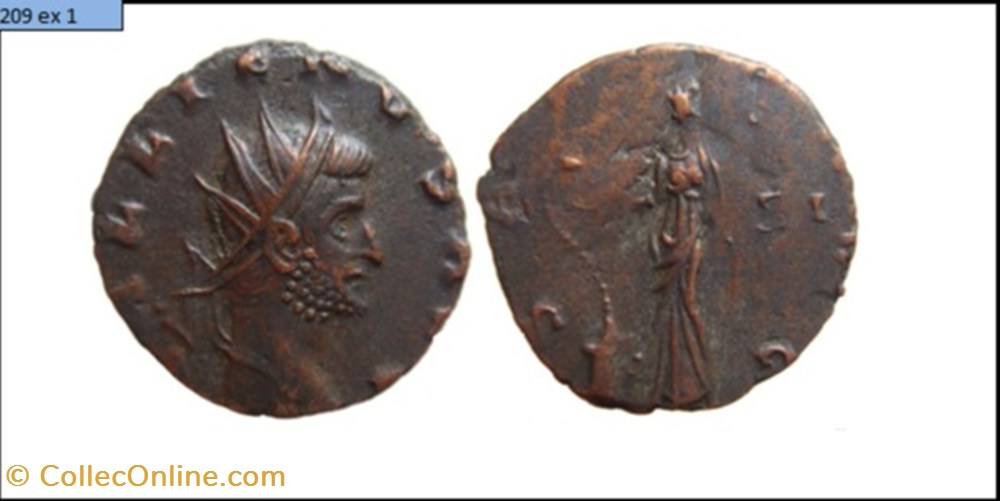 monnaies antiques romaines imperiales et republicaines siscia gallien salvs avg si champ droit gallienvs avg