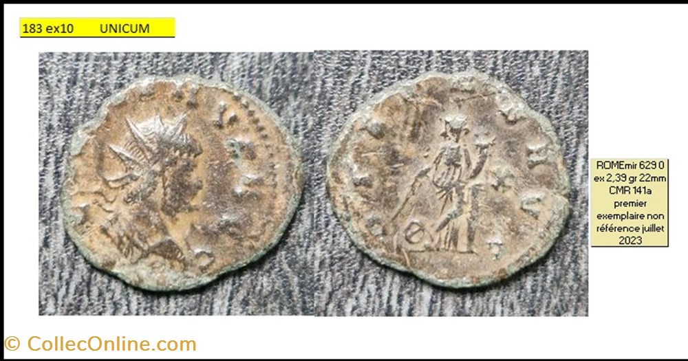 ROME GALLIEN PIETAS AVG X CHAMP DROIT GALLIENUS AVG monnaies antiques romaines imperiales republicaines rome gallien pietas avg x champ droit gallienus avg