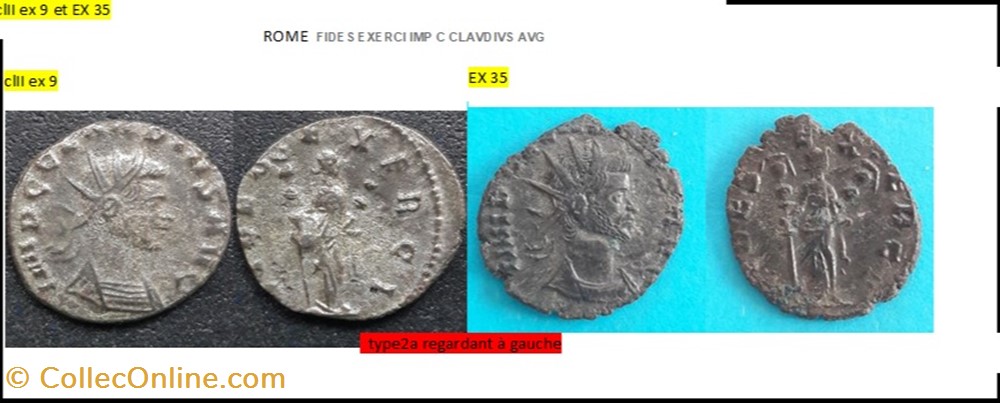 ROME CLAUDE II FIDES EXERCI IMP C CLAVDIVS AVG monnaies antiques romaines imperiales et republicaines rome claude ii fides exerci imp c clavdivs avg