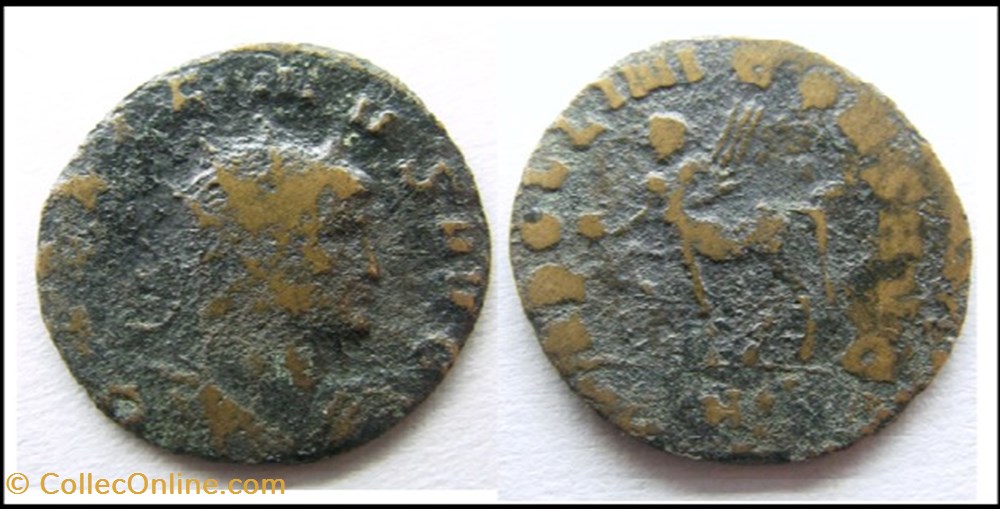 ROME GALLIEN APOLLINI CONS AVG centaure a gauche H en exergue GALLIENVS AVG monnaies antiques romaines imperiales et republicaines rome gallien apollini cons avg centaure a gauche h en exergue gallienvs avg