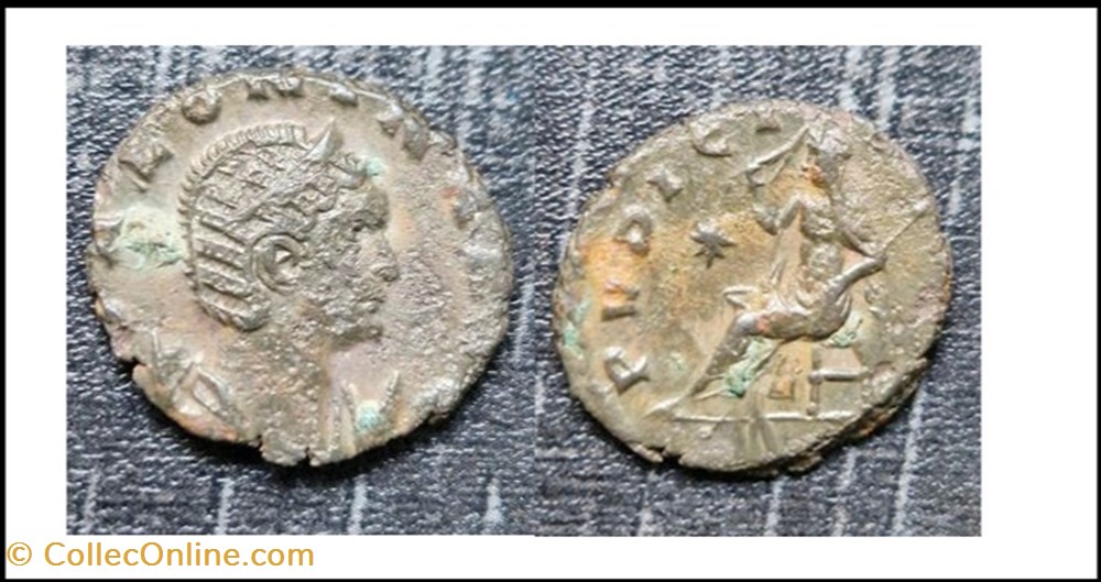 SISCIA SALONINE PVDICITIA AVG étoile champ gauche S en exergue SALONINA AVG monnaies antiques romaines imperiales republicaines siscia salonine pvdicitia avg etoile champ gauche s en exergue salonina avg