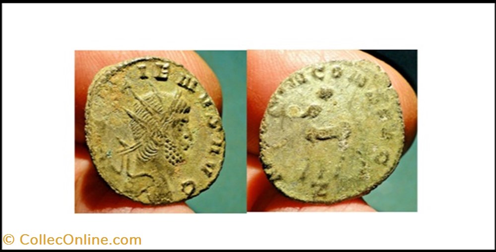 ROME GALLIEN APOLLINI CONS AVG centaure à gauche Z EN EXERGUE GALLIENUS AVG monnaies antiques romaines imperiales et republicaines rome gallien apollini cons avg centaure a gauche z en exergue gallienus avg