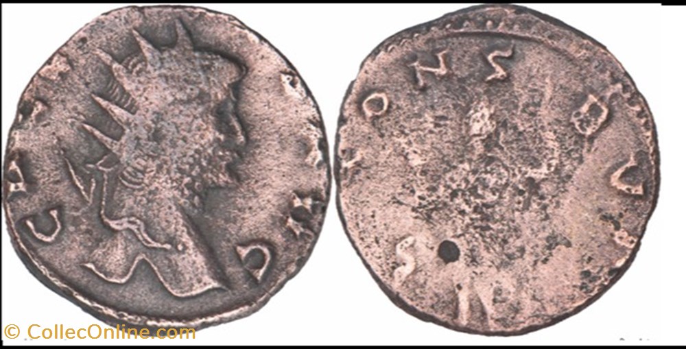 monnaies antiques romaines imperiales et republicaines milan gallien iovi conservat s champ gauche gallienvs avg