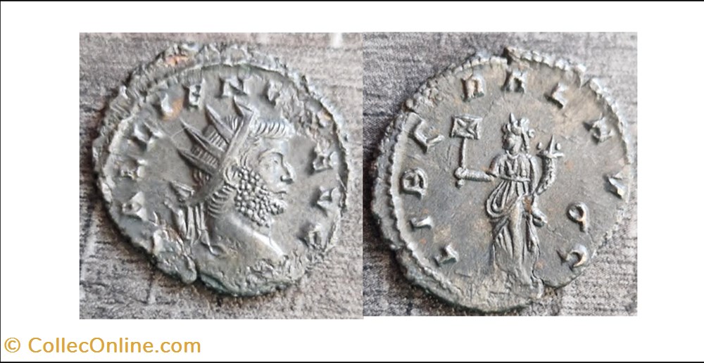 monnaies antiques romaines imperiales et republicaines rome gallien liberal avg q champ droit gallienvs avg