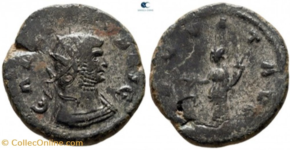 monnaies antiques romaines imperiales et republicaines siscia gallien aequit avg gallienus avg