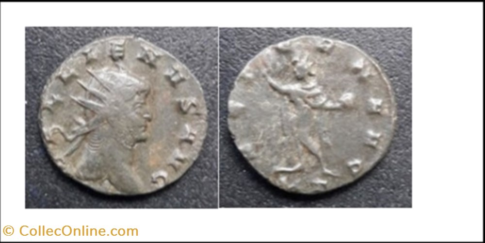 MILAN GALLIEN AETERN AVG MT EN EXERGUE GALLIENUS AVG monnaies antiques romaines imperiales republicaines milan gallien aetern avg mt en exergue gallienus avg