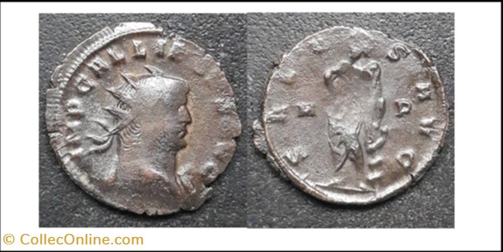monnaies antiques romaines imperiales et republicaines milan gallien salvs avg m p imp gallienvs p avg