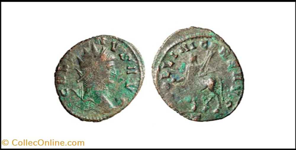 ROME GALLIEN APOLLINI CONS AVG centaure à gauche Z EN EXERGUE GALLIENUS AVG monnaies antiques romaines imperiales et republicaines rome gallien apollini cons avg centaure a gauche z en exergue gallienus avg