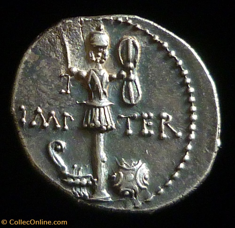 monnaies antiquite av jc ap romaines republicaines imperiales marc antoine