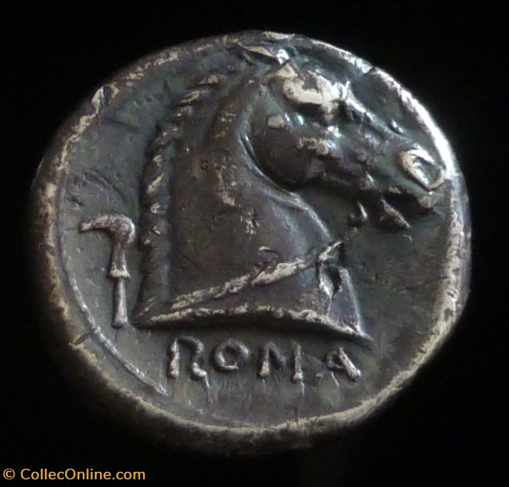 DIDRACHME ANONYME monnaies antiquite av jc ap romaines republicaines imperiales didrachme anonyme