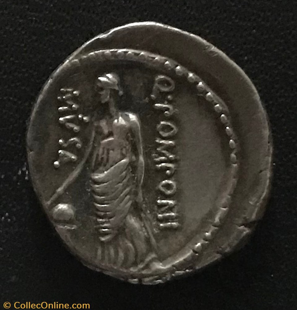 monnaies antiques av jc ap romaines republicaines imperiales pomponia