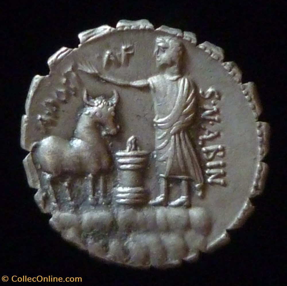 monnaies antiques av jc ap romaines republicaines imperiales postvmia