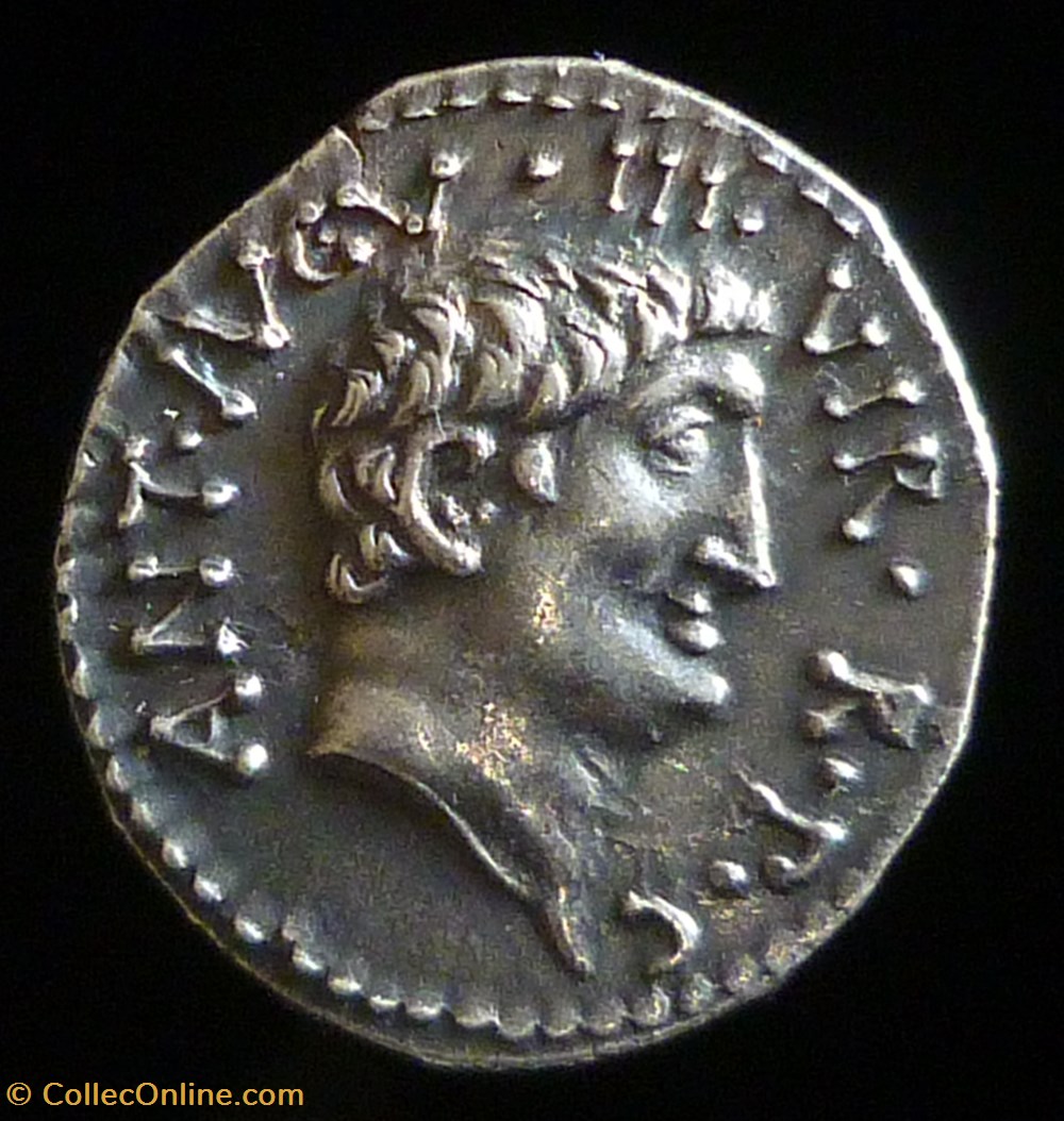 monnaies antiquite av jc ap romaines republicaines imperiales marc antoine