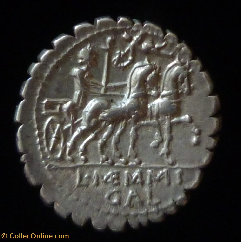 monnaies antiques av jc ap romaines republicaines imperiales memmia