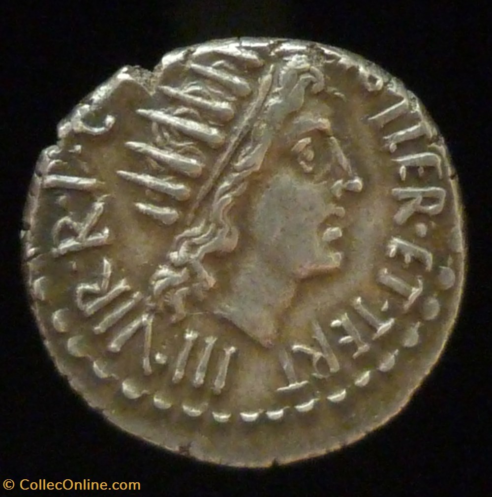 MARC ANTOINE monnaies antiques av jc ap romaines republicaines imperiales marc antoine