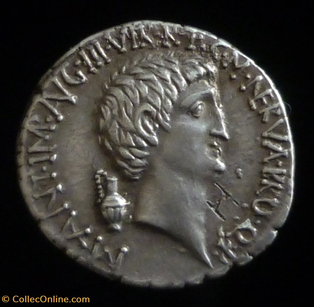 monnaies antiquite av jc ap romaines republicaines imperiales marc antoine et lvcivs antonivs
