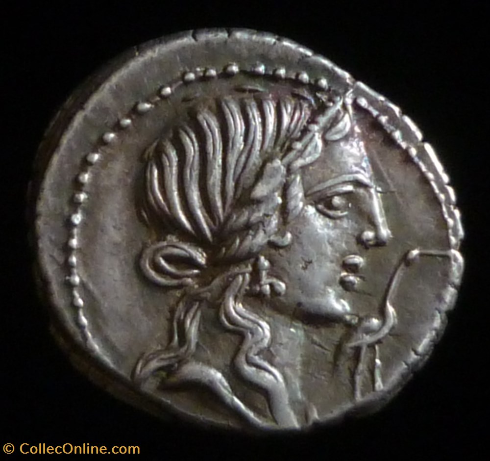 monnaies antiquite av jc ap romaines republicaines imperiales caecilia
