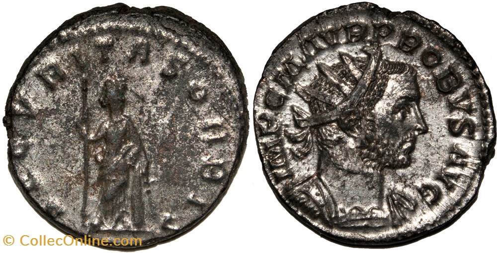 Probus RIC 49,Bastien 165,LUGDUNUM coins probus ric 49 bastien 165 lugdunum