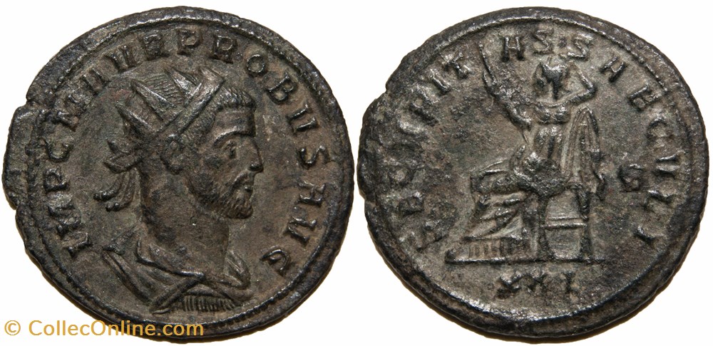 PROBUS RIC 762 var ALFOLDI 068.003 - sold coins probus ric 762 var alfoldi 068 003 sold