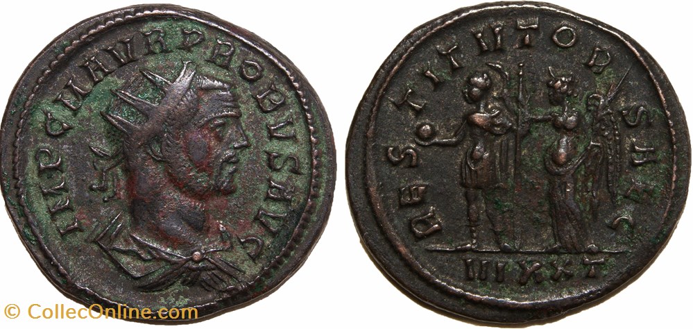 PROBUS RIC 401 (VAR), TICINUM - sold coins probus ric 401 var ticinum sold