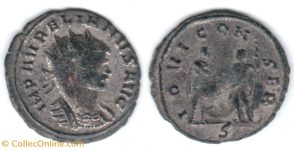 Aurelian RIC 2587 var coins aurelian ric 2587 var
