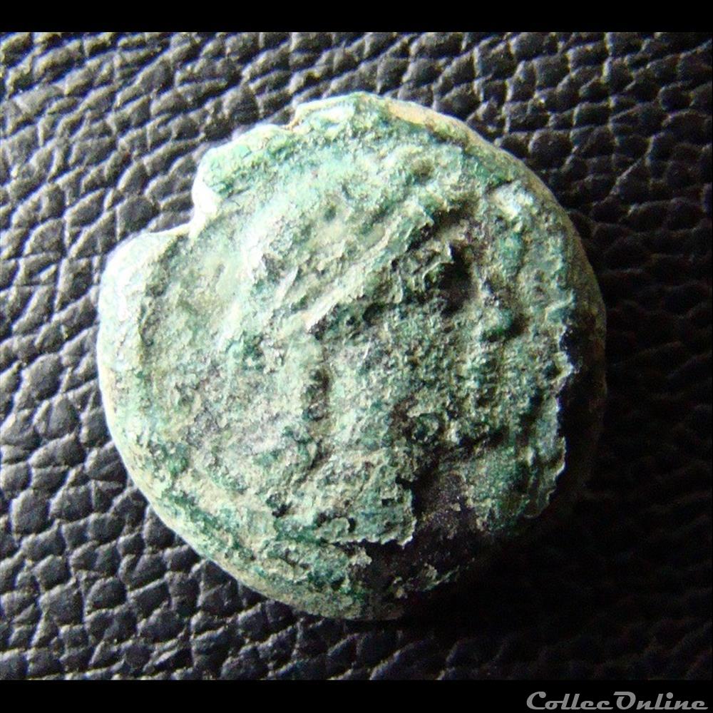 Bronze au taureau monnaie antique grecque bronze au taureau