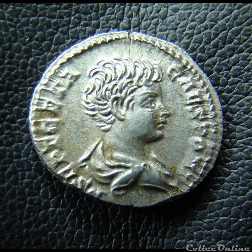 Denier de Geta RIC 18 monnaie antique romaine denier de geta ric 18