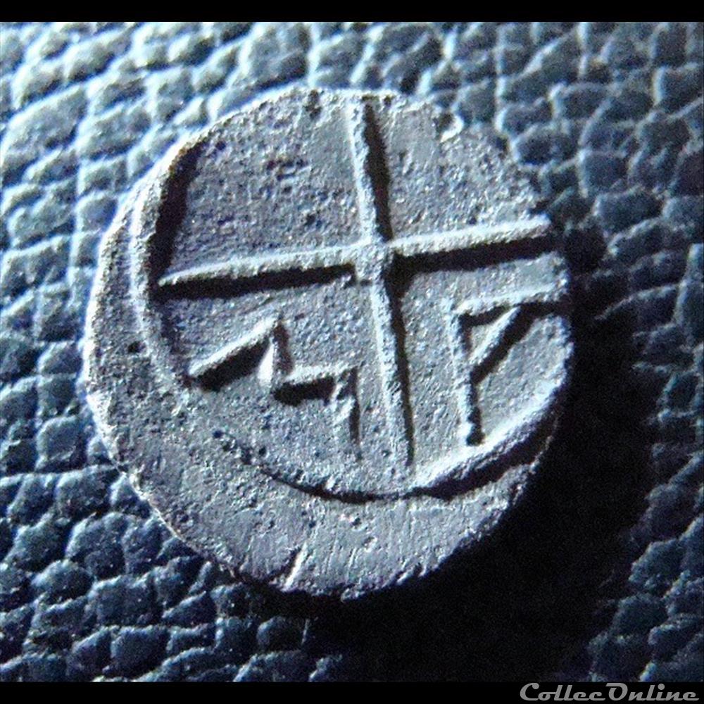 Obole tête à gauche monnaie antique grecque obole tete a gauche