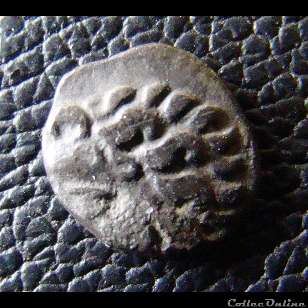 Obole tête à gauche monnaie antique grecque obole tete a gauche